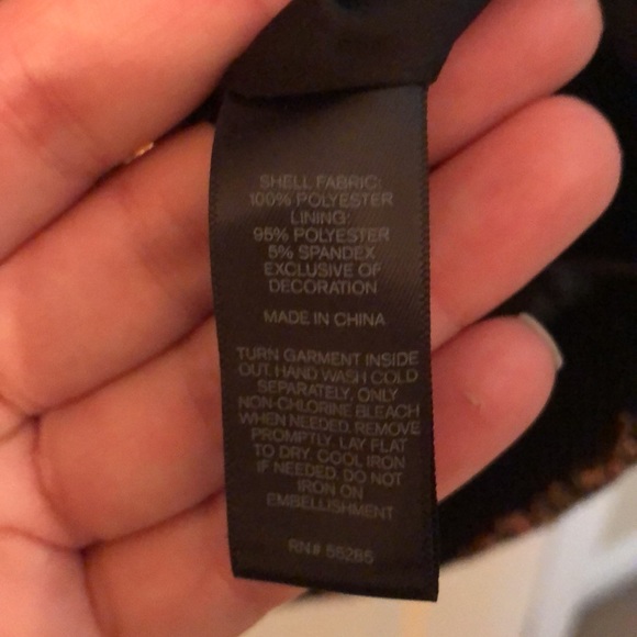 Black with gold sequence dress - Picture 4 of 4